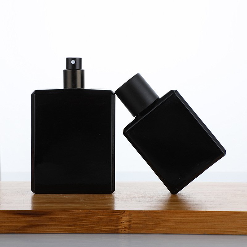 black perfume bottle matte black perfume bottle perfume glass bottles black gold