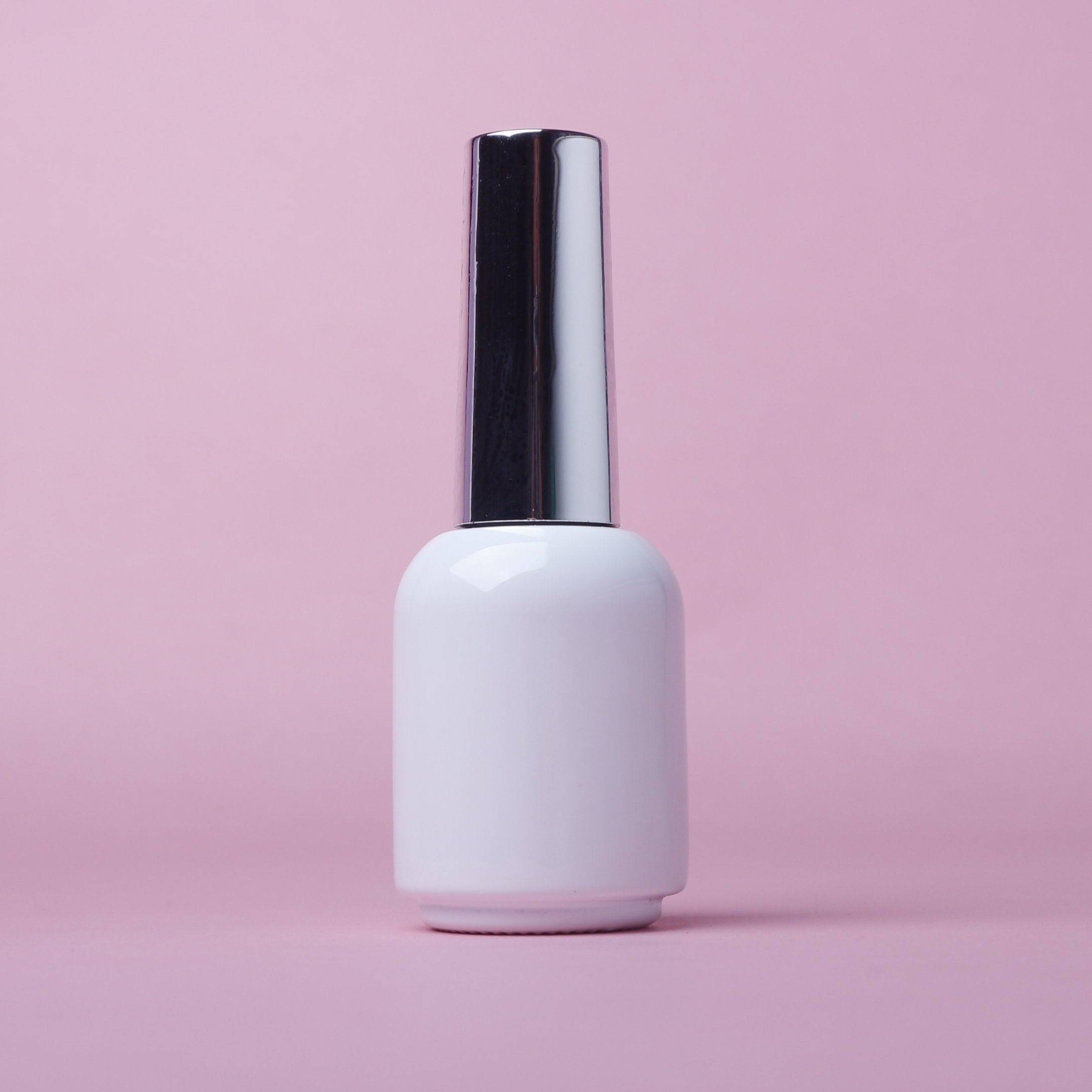 Xingfly Nail package Rounded gell 15ml black gel polish glas bottle nail wmpty polish bottle