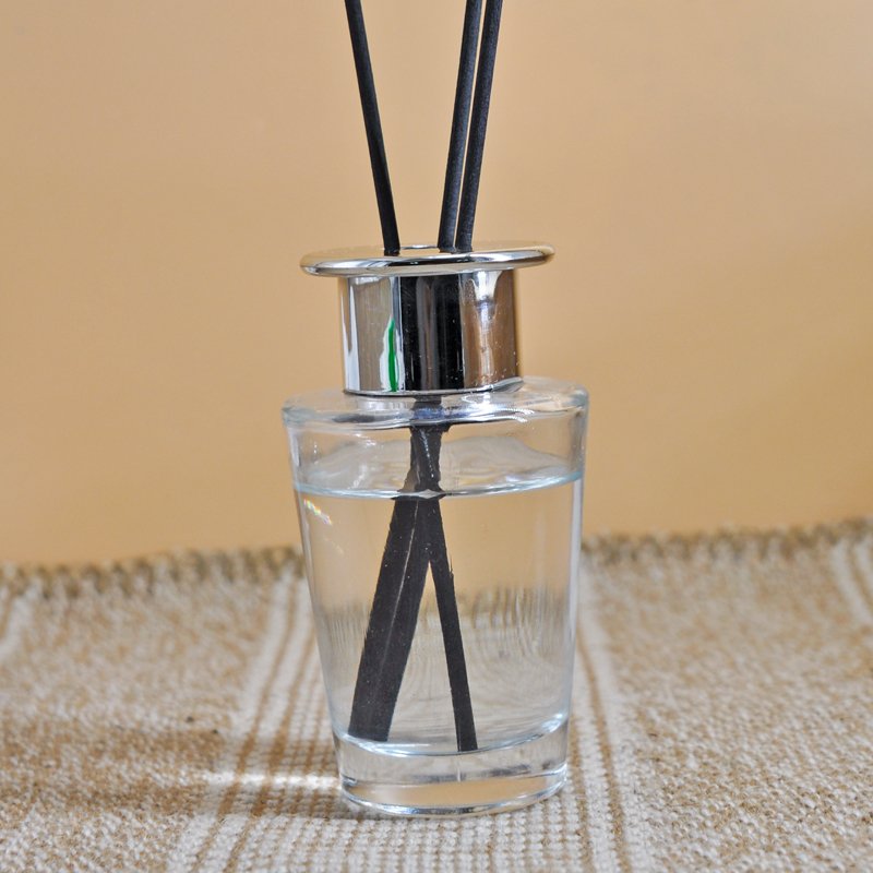 High quality 80ml 200ml 500ml big capacity aroma reed diffuser glass bottle with screw lid