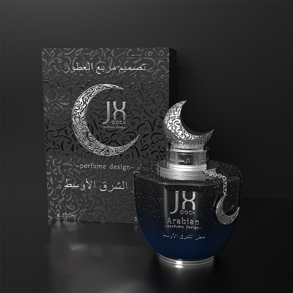 luxury parfum bottle design black 50 ml glass exclusive perfume bottle gold caps packaging