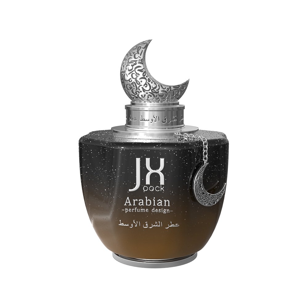 luxury parfum bottle design black 50 ml glass exclusive perfume bottle gold caps packaging