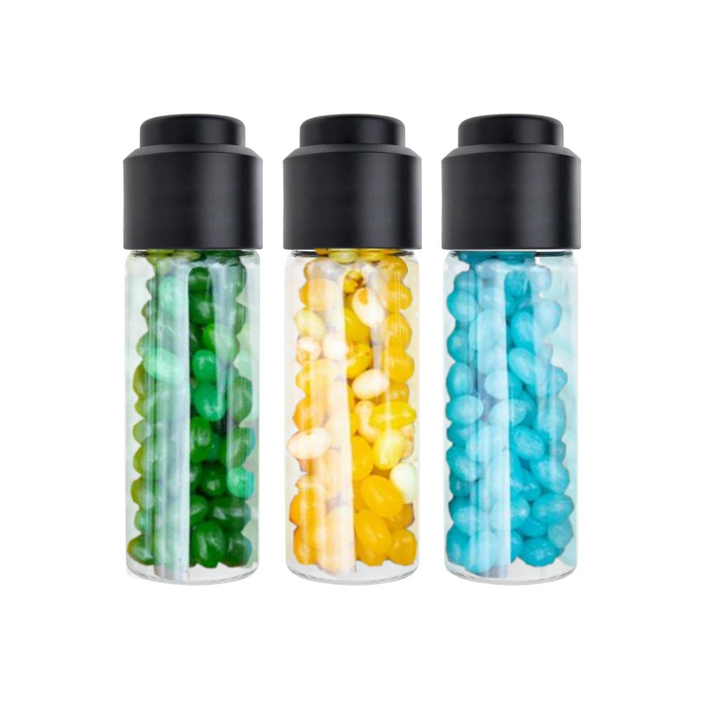 Maywaksy Buds Vacuum Glass Bottle 150ml With Push-on Lid