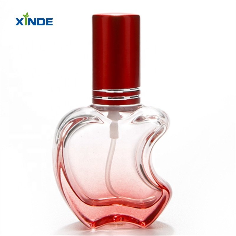fancy glass perfume bottle 15ml 20ml 30ml amber brown glass bottle with spray pump lid
