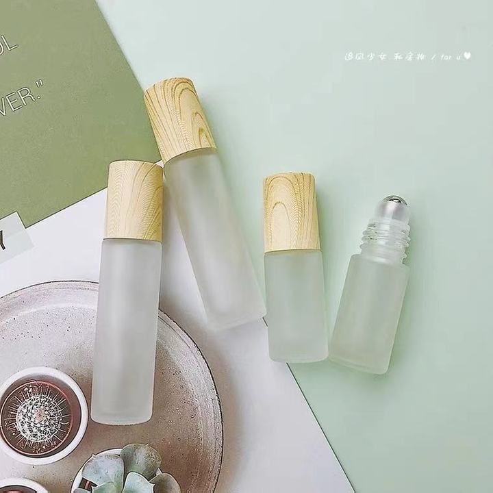 High quality roller ball perfume bottle, 3ml5ml frosted amber, 10ml glass bottle glass roller ball bottle