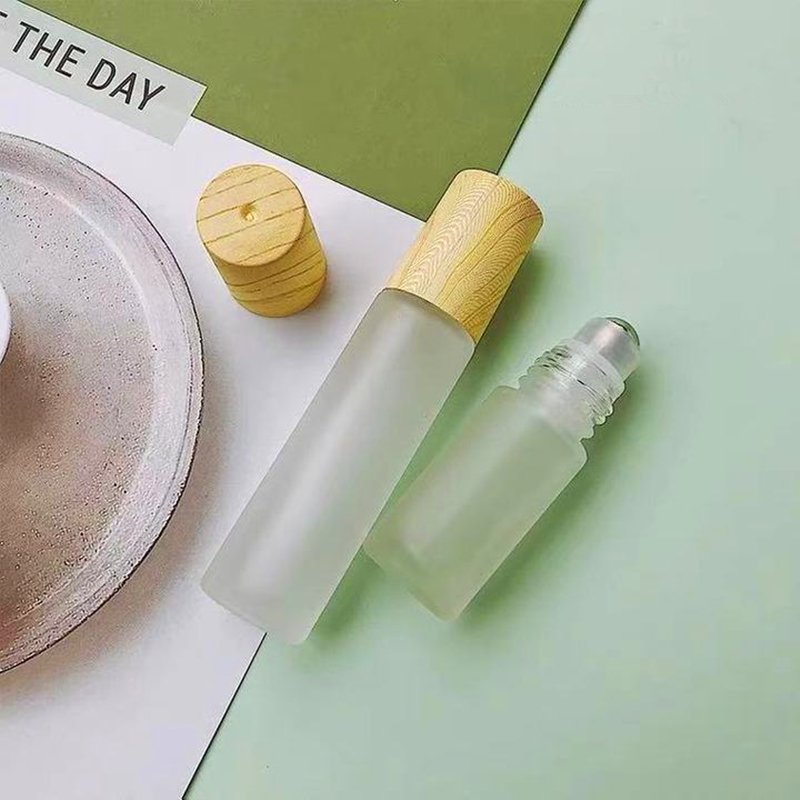 High quality roller ball perfume bottle, 3ml5ml frosted amber, 10ml glass bottle glass roller ball bottle