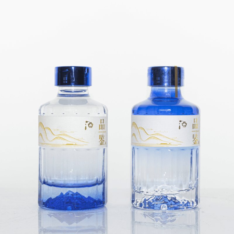 Wholesale 100ml Vodka Whisky Gin Tequila Brandy Rum Glass Bottle packaging