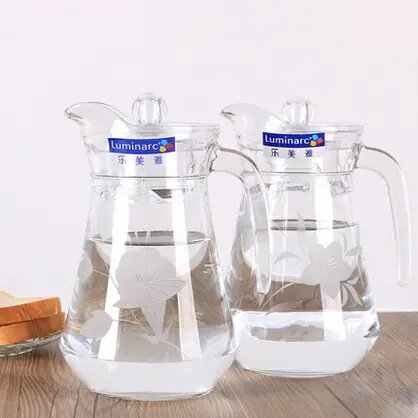 Customized Modern Glass Jug High Quality Teapot Set Water Glass Bottle Transparent Glass Bottles For Water