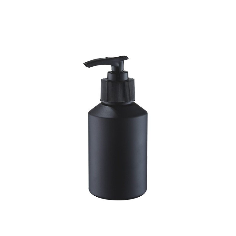 skin care cosmetic packaging 100ml rose red round flat shoulder glass bottle with sprayer cap