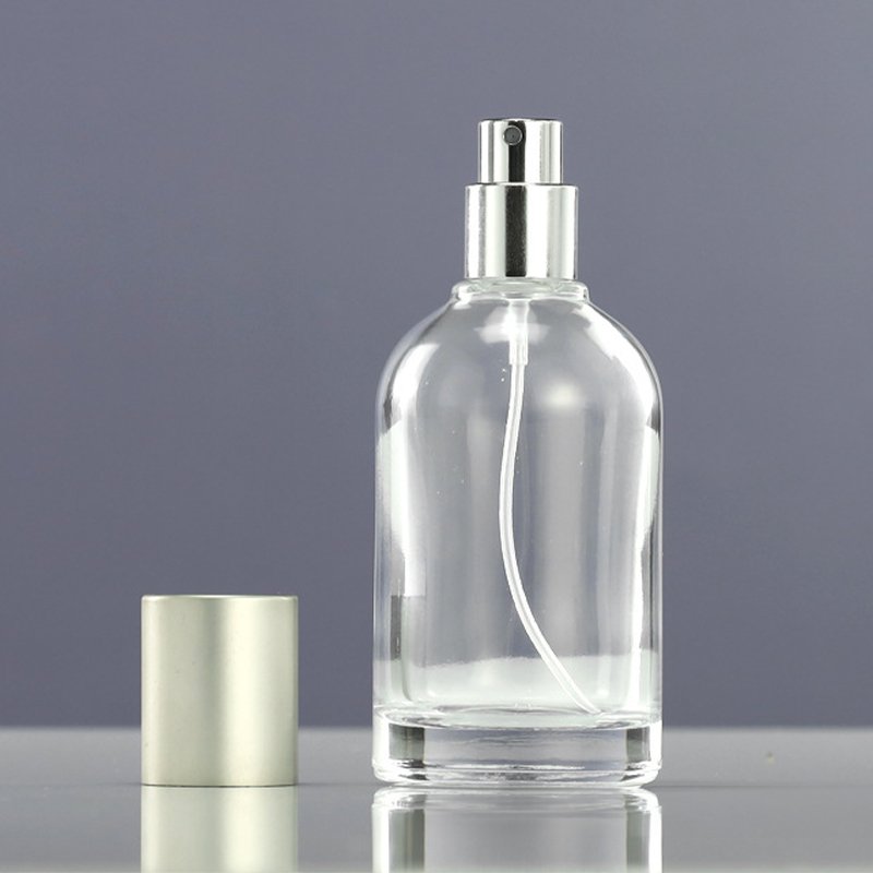 Perfume glass bottles Fashion transparent cosmetic glass bottles thickened