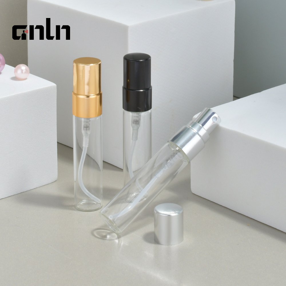 ANLN 2ml 3ml 10ml 5ml Mini glass perfume bottle wholesale pockets Travel spray bottle perfume bottle packaging