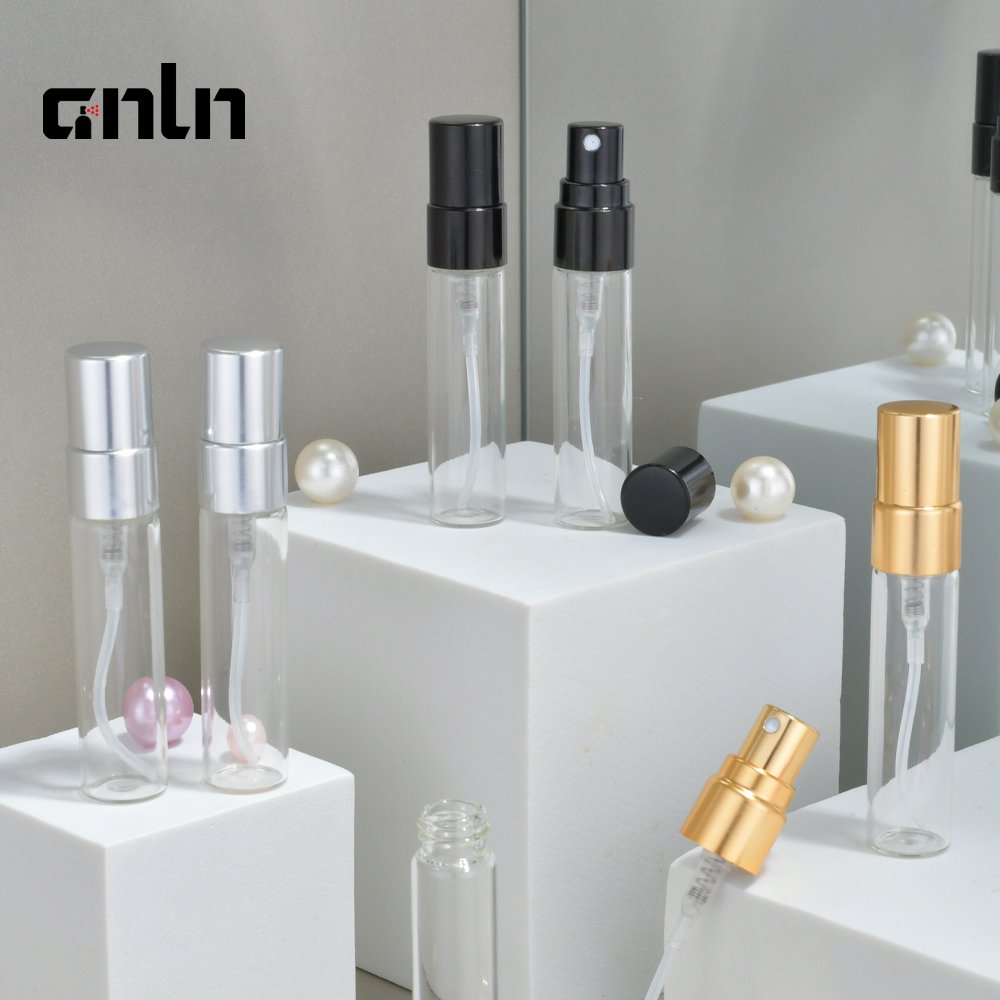 ANLN 2ml 3ml 10ml 5ml Mini glass perfume bottle wholesale pockets Travel spray bottle perfume bottle packaging