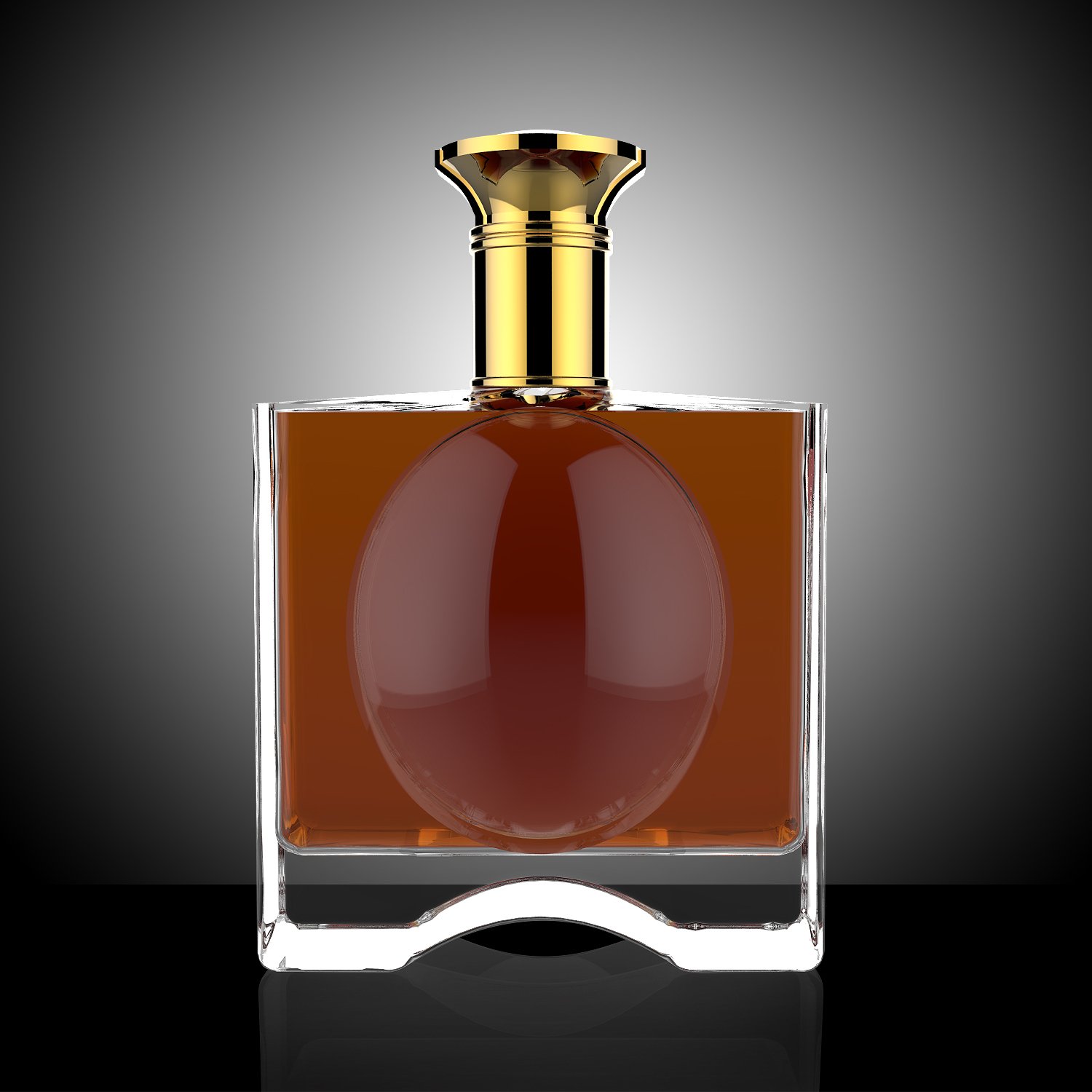high quality empty super flint glass sealed cork lid liquor bottle wine Whisky Vodka tequila bottle