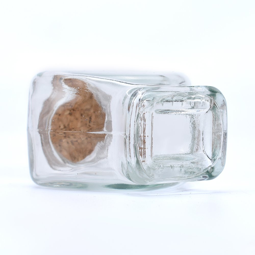 Empty 50ml 70ml 2oz Heart Shape Clear Glass Vial Bottle pendant Wishing glass bottle with cork stopper