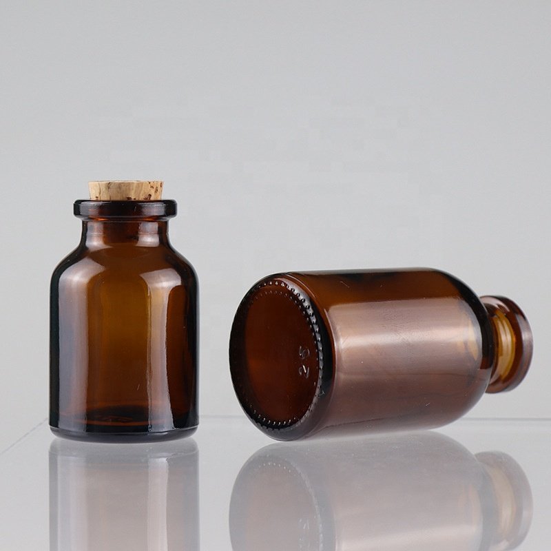 10ml 20ml 30ml brown glass pharmaceutical injection viala bottle 50ml 100ml injection glass bottle with stopper lid