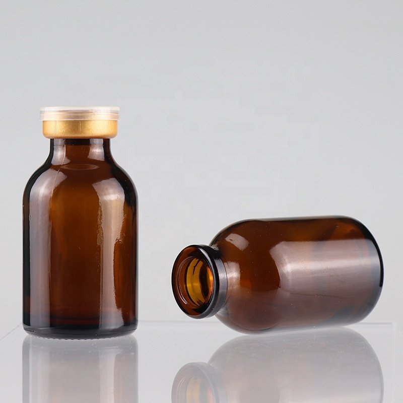 10ml 20ml 30ml brown glass pharmaceutical injection viala bottle 50ml 100ml injection glass bottle with stopper lid
