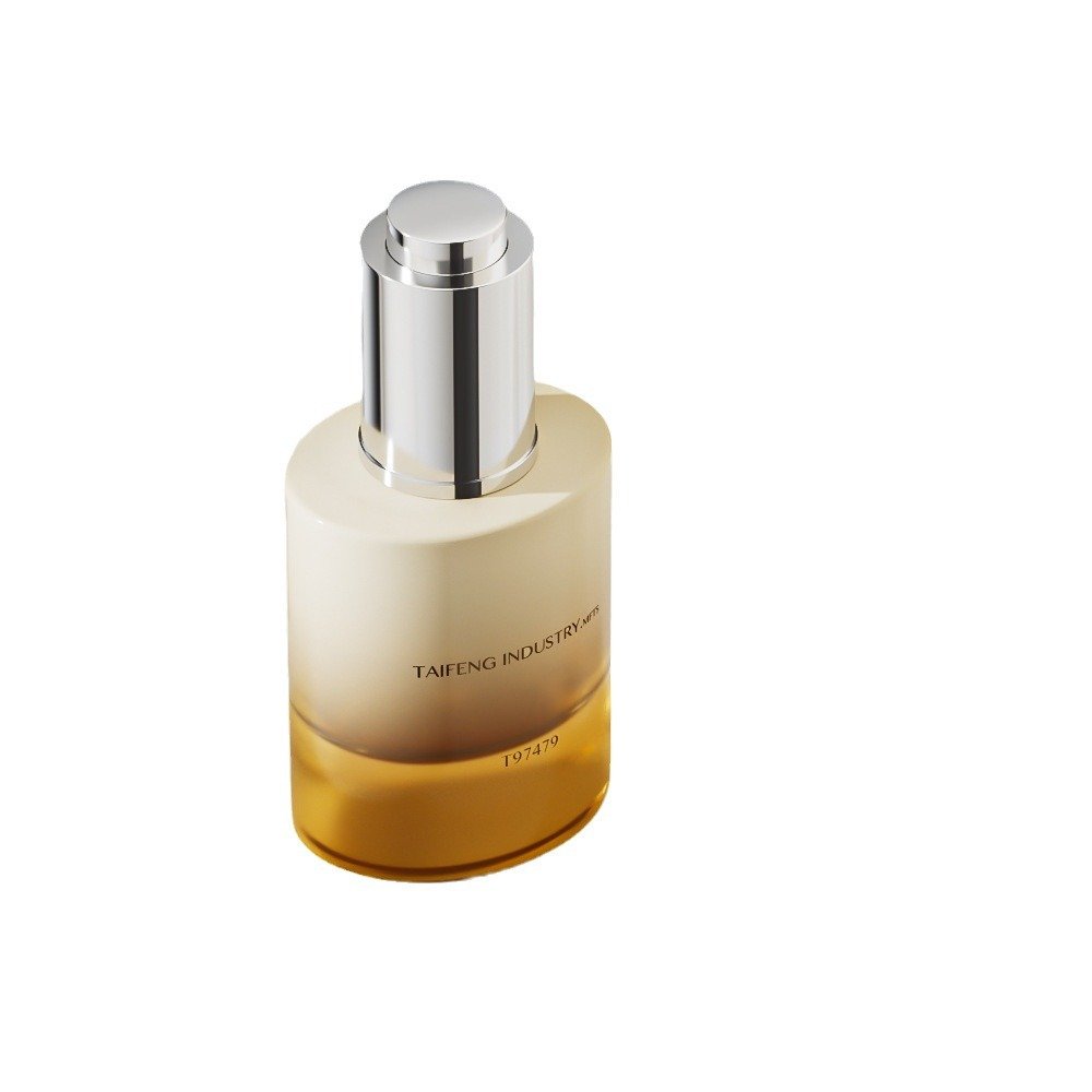 Empty 30ml round transparent glass bottle Thick-bottomed Essence oil dropper glass bottle