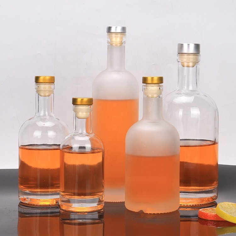 Free sample for spirits glass bottle 500ml 700ml 750ml vodka/whiskey/tequila bottle