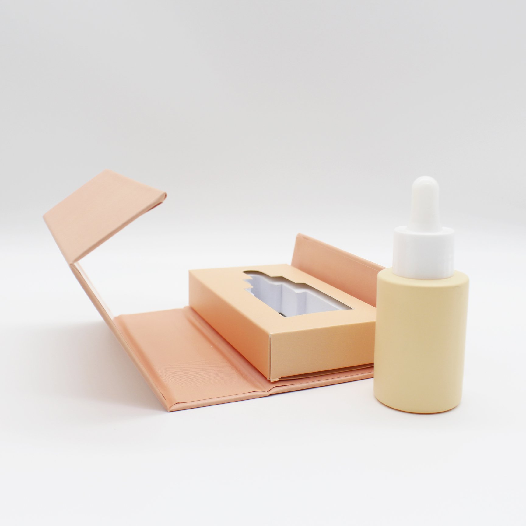 Popular 30ml Glass Serum Dropper Bottle 1 oz Essential Oil Skincare Bottle Frost Finish Empty Cream Eye Drops Skincare Products