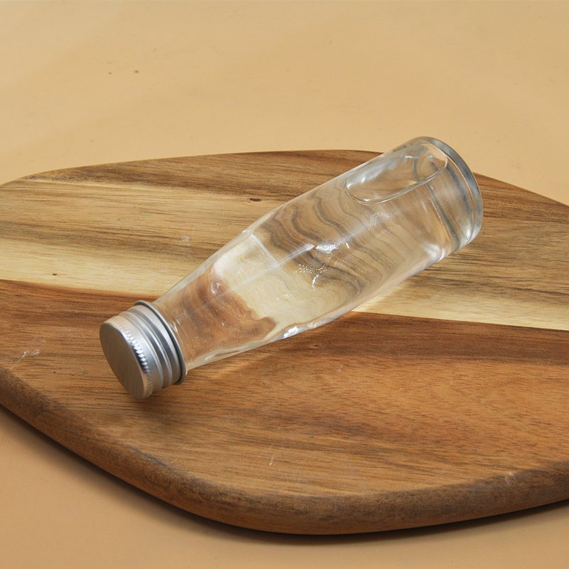 High quality 100ml round shape whiskey glass bottle fruit juice beverage wine bottles light bottle for beverage
