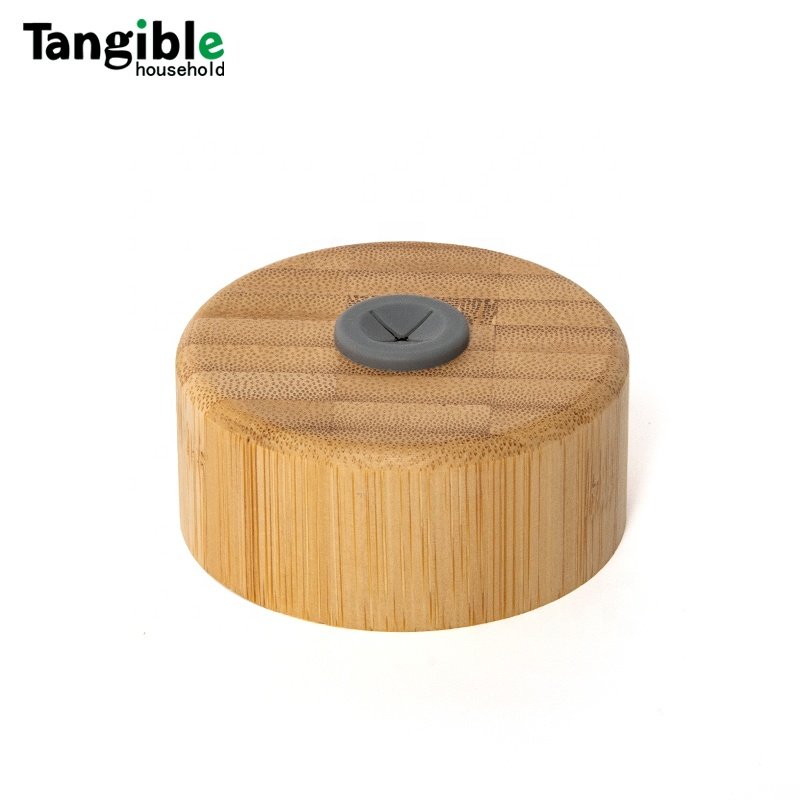 Stocked high borosilicate glass water bottle with straw and screw bamboo lid for summer drinking