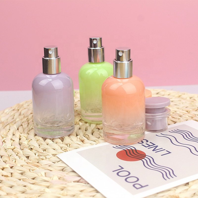 30ml Glass perfume candy packing bottle of luxury small delicate empty cylinders colored spray perfume glass bottles