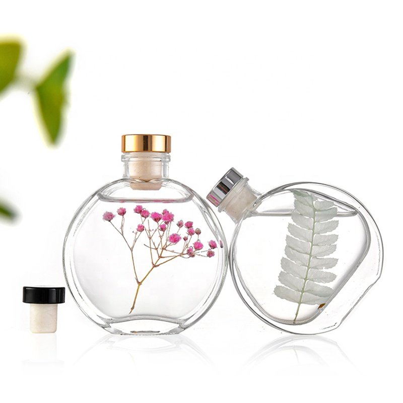 150ml 5oz essential oils glass container empty diffuser glass bottle for home fragrance bathroom decoration