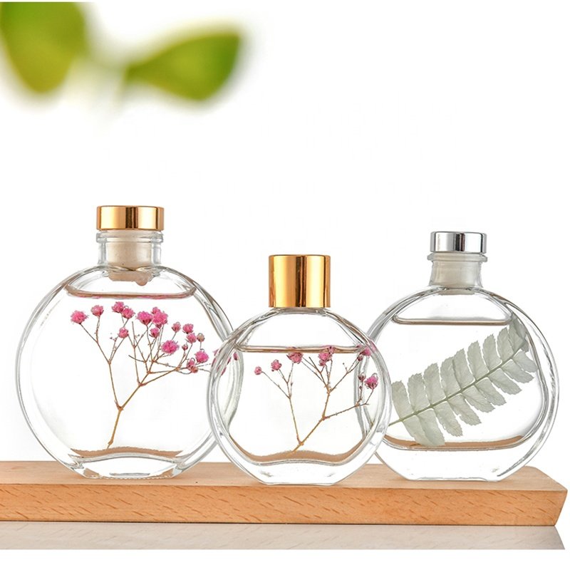 150ml 5oz essential oils glass container empty diffuser glass bottle for home fragrance bathroom decoration