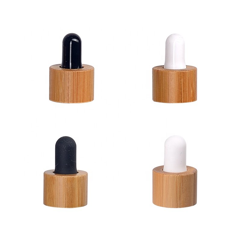 bamboo dropper bottle 5 ml 10 ml 15 ml matte black glass bottle 20 ml 30 ml 50 ml dropper pipette essential oil bottle 100 ml