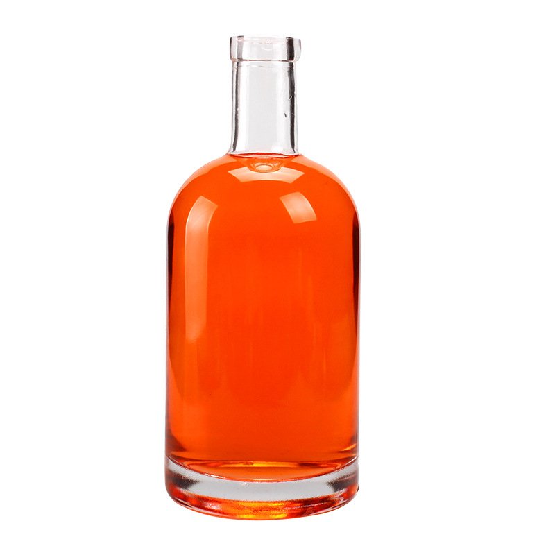 Ready Ship 375ml 500ml 750ml 1000ml Brandy Gin Rum Vodka Tequila Spirits Glass Liquor Bottle