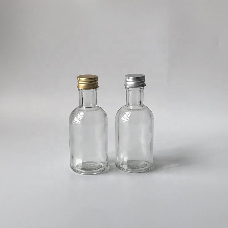 30ml 50ml 100ml Liquor mini wine bottles tequila rum whisky liquor spirit glass bottle