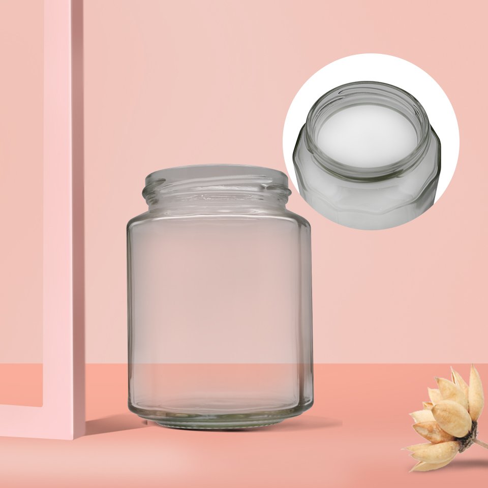 Hot 464ML Clear Canning Jar Glass Bottle with Different Color