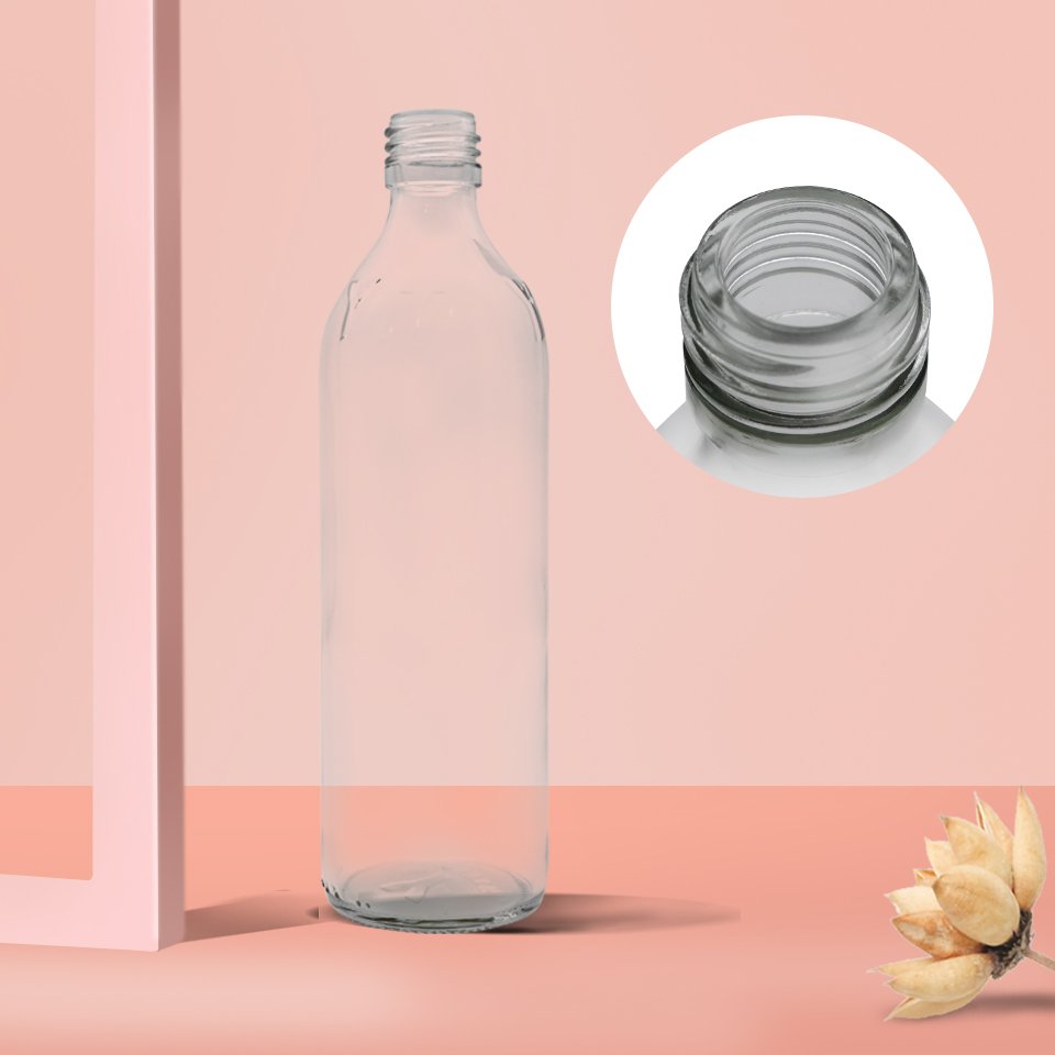 500ML Clear glass Beverage bottle to order
