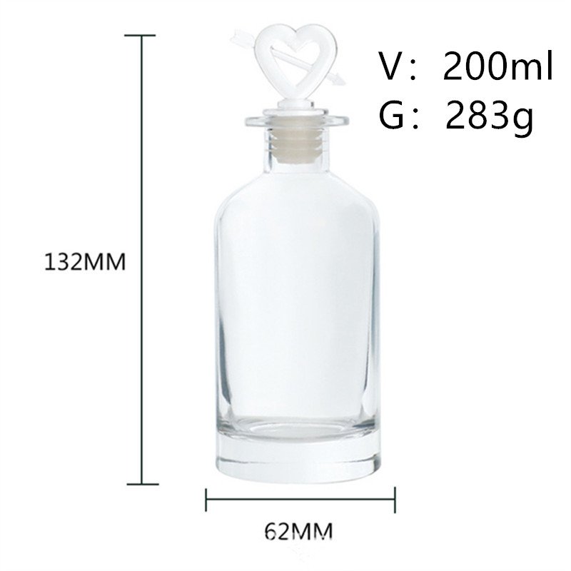 luxury Aromatherapy bottle 90ml 200ml 500ml Fragrance oil bottle reed diffuser glass bottle