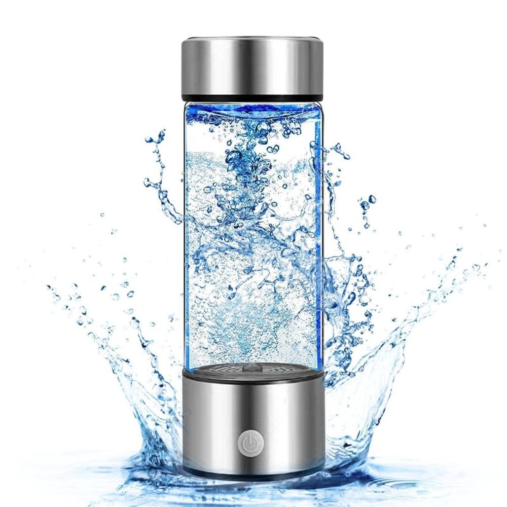 FACTORY PRICE portable USB 3in1 electrolysis rechargeable rich cup Steel H2 gas SPE PEM ionizer ion hydrogen water bottle
