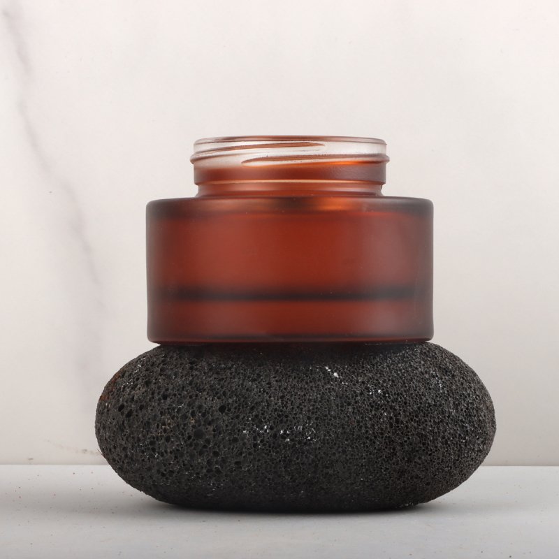 Hot Sale Premium Customized Thick Base Elegant Cream Jar 50ml Eco-Friendly Durable Wholesale Price Glass Bottles Packaging