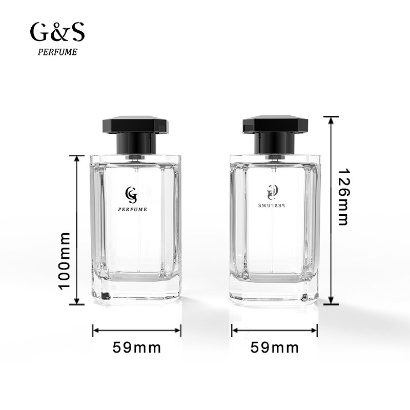 new design Perfume Bottle Perfume Spray glass 100ml perfume glass bottle Crystal bottles