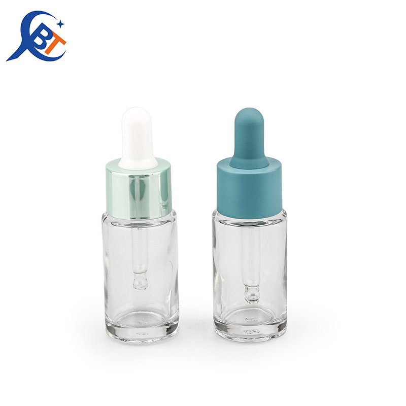 15ml Clear Glass Dropper Bottle Skincare Essence Packaging Container