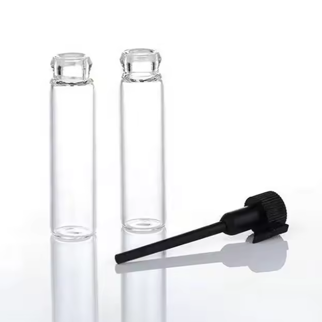 0.5ml 1ml 2ml 3ml Mini Clear Glass Vial Tube Perfume Sample Bottle Small Perfume Tester Bottle
