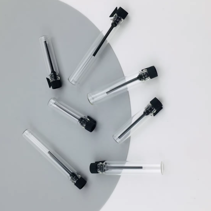 0.5ml 1ml 2ml 3ml Mini Clear Glass Vial Tube Perfume Sample Bottle Small Perfume Tester Bottle