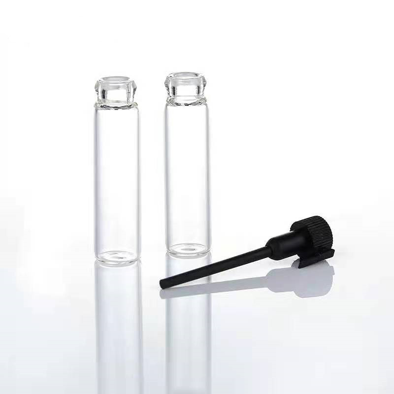 0.5ml 1ml 2ml 3ml Mini Clear Glass Vial Tube Perfume Sample Bottle Small Perfume Tester Bottle