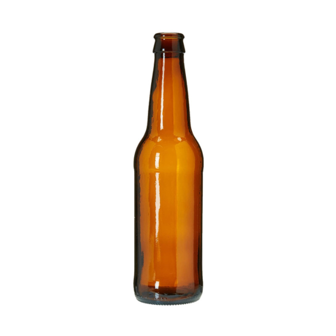 Glass wine bottle 500ml beverage soda bottle fruit wine 330ml capping amber beer bottle