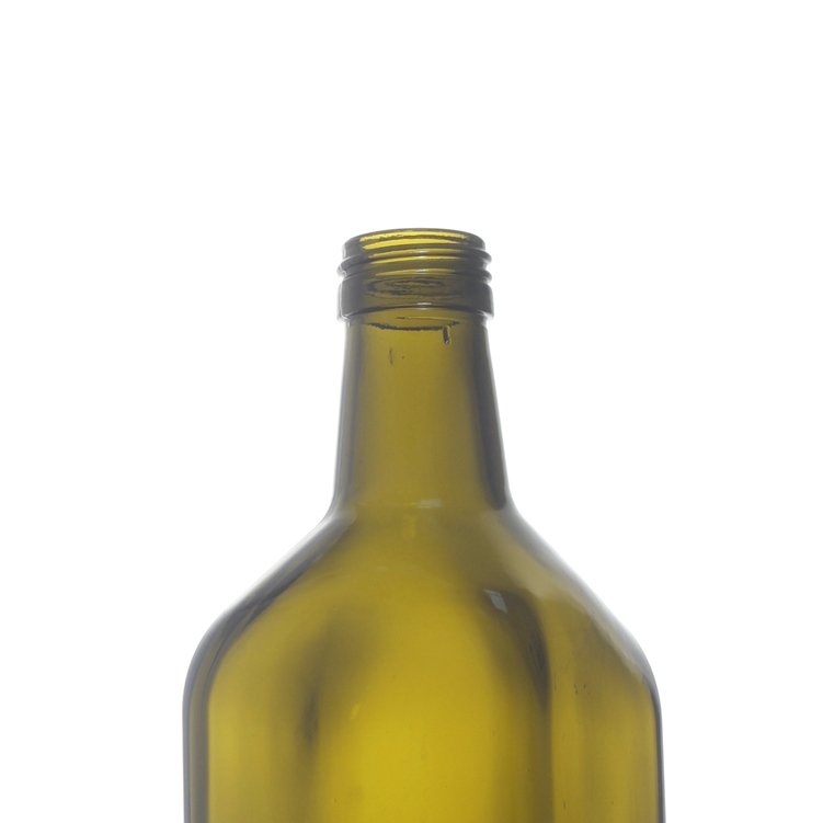 Wholesale 100ml 250ml 375ml 500ml 750ml 1000ml antique green amber clear round square marasca olive oil glass bottle with cap