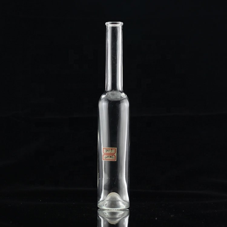 200ml 300ml 375ml Slender shape Thin Liquor Glass Bottle Wine Glass Vodka Bottle For Sale