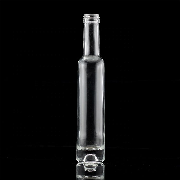 200ml 300ml 375ml Slender shape Thin Liquor Glass Bottle Wine Glass Vodka Bottle For Sale