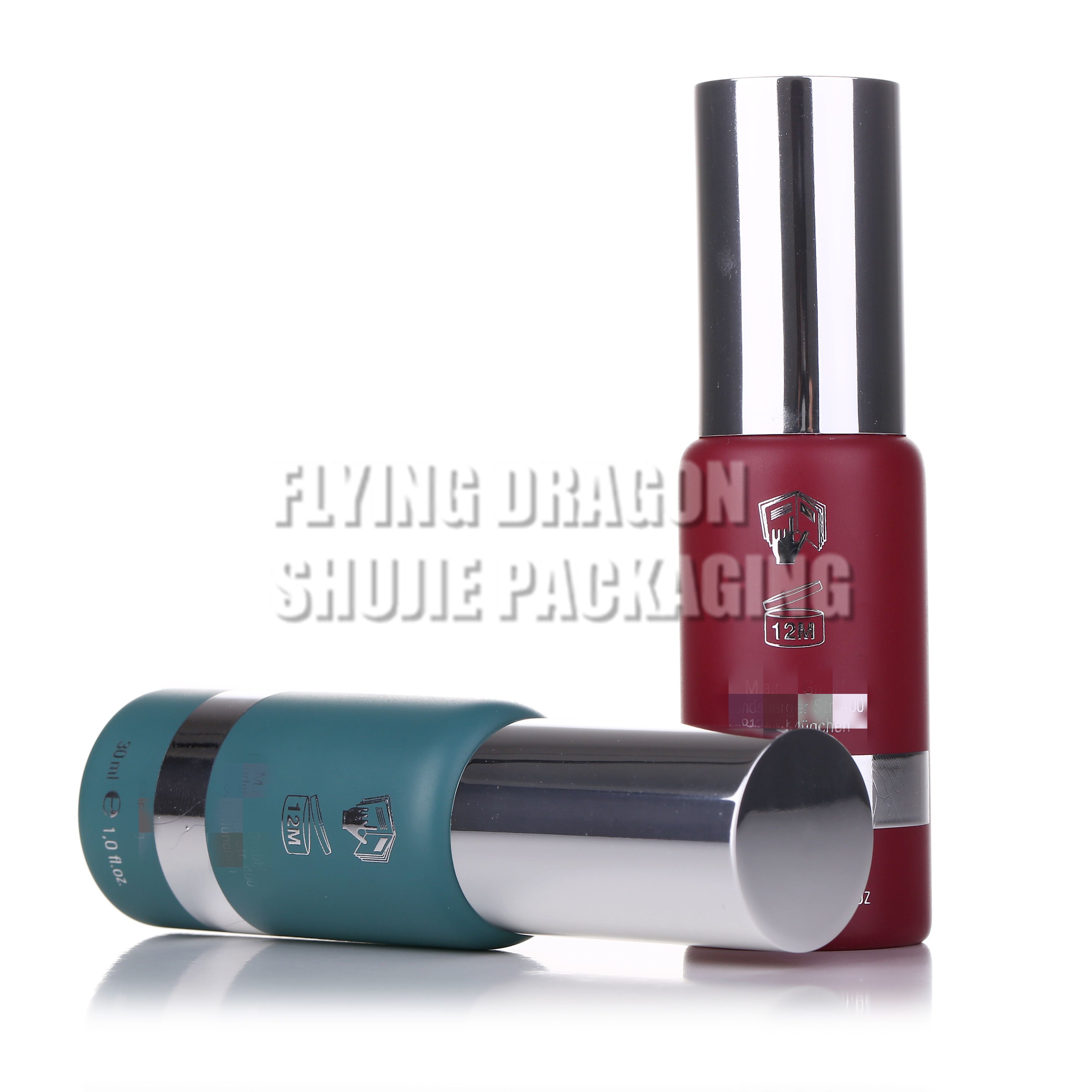 30ml skincare serum glass lotion bottle