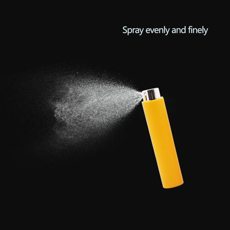 Best Beauty Black Matte Bottle Spray Refillable Body Twist Aluminium Atomizer Travel Rotatable Perfume Spray Bottle