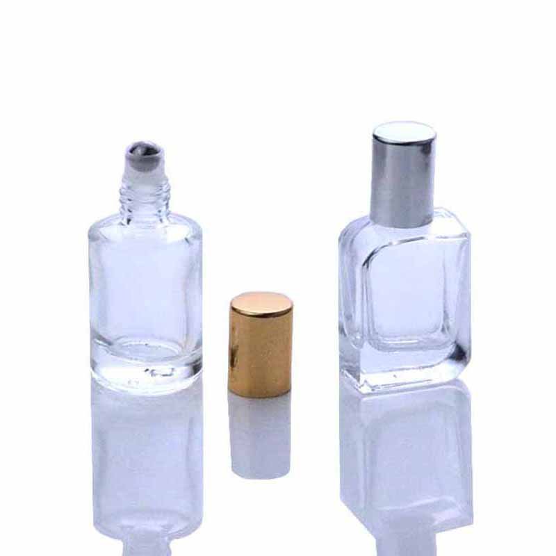Bes price with Best Service 10ml Empty round roll on perfume glass bottle with roller ball (NRB02)
