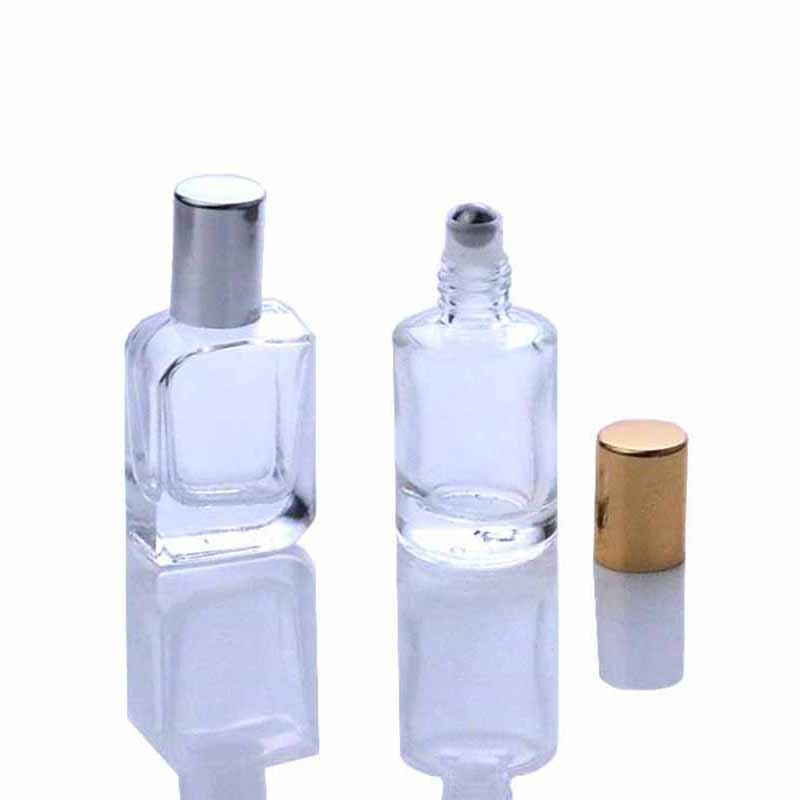Bes price with Best Service 10ml Empty round roll on perfume glass bottle with roller ball (NRB02)