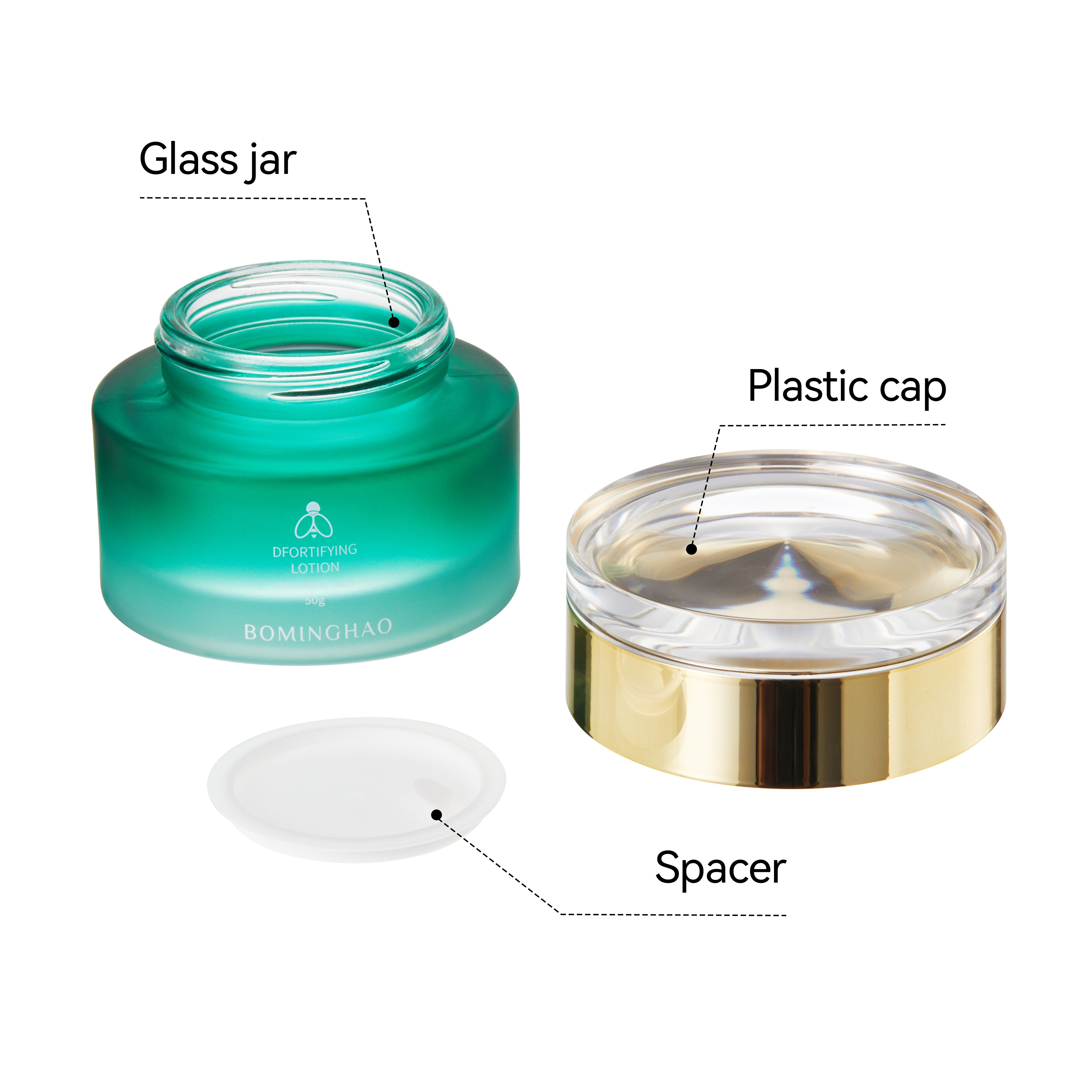 China Glass Packaging Glass Bottle Suppliers OEM ODM OBM Wholesale Price luxury 40ml 100ml Cosmetic Skincare Bottles Set