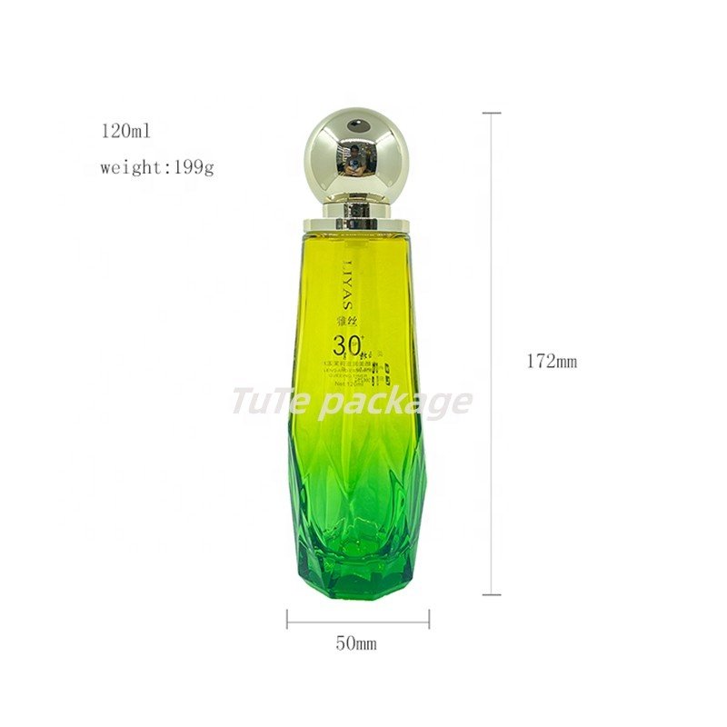 cosmetics essence milk pump glass spray bottle cream glass jar factory hot wholesale price jar glass bottle for cosmetics